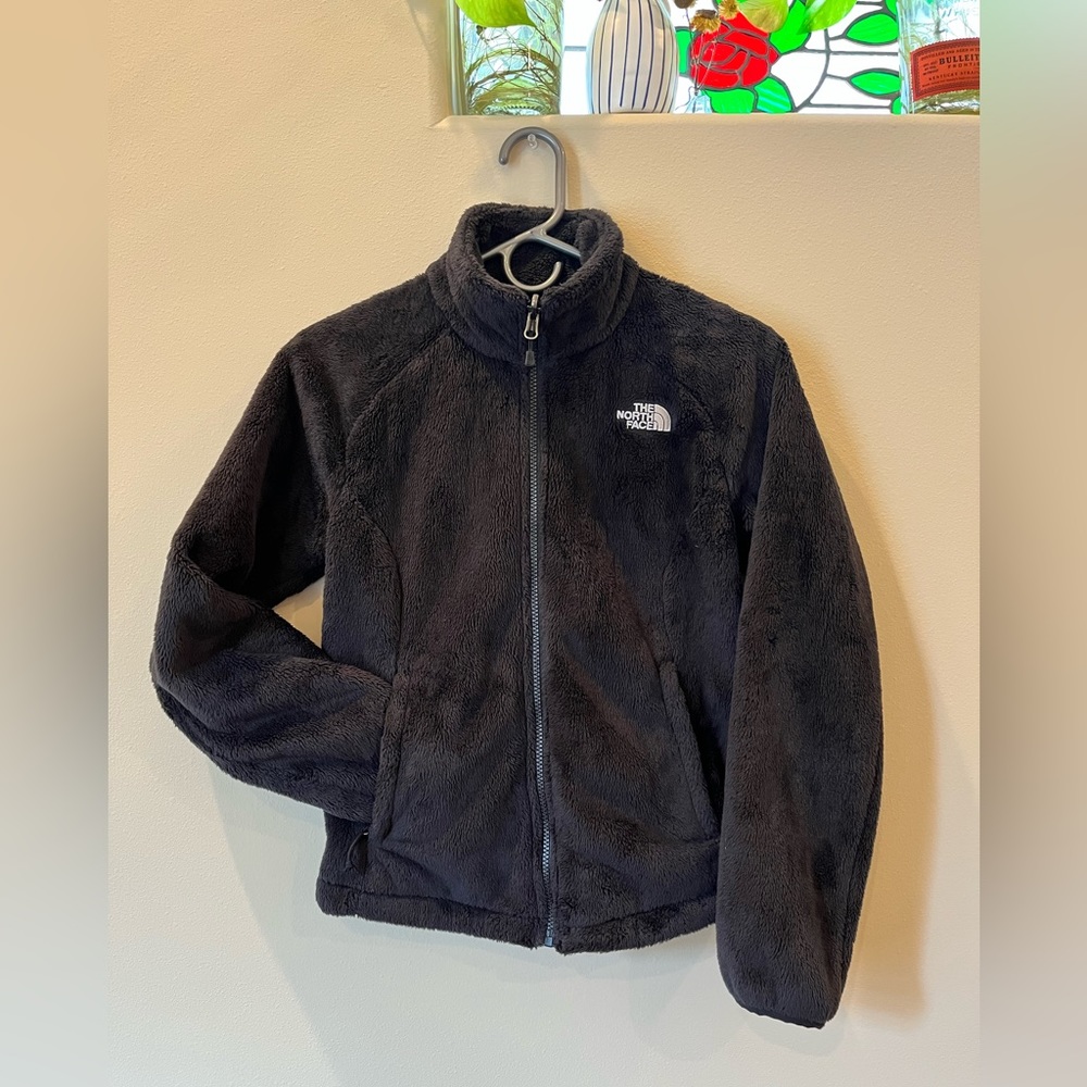 NWOT The North Face Full Zip Black Fleece Jacket - XS